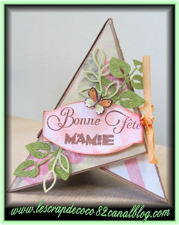 Carte Pyramide Bonne Fete Mamie Le Scrap De Coco