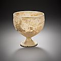 Iran. goblet, sasanian period (circa 224-651)