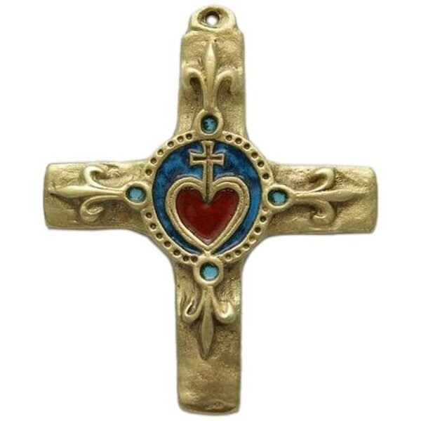crucifix-croix-religieuse-bronze-emaille-sacre-coeur-fleur-lys-ti060