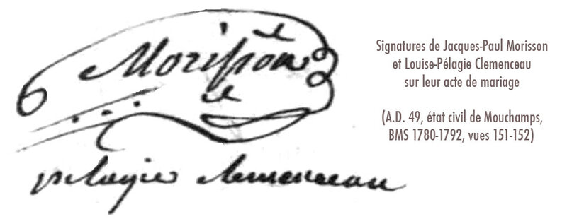Signatures Morisson Clemenceau