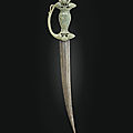 A jade-hilted dagger, india, first half 18th century