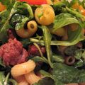 Pâte merguez de la girondine et roquette