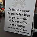 Demande spéciale...la foi...