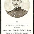 André sambourg, caporal du 84e ri.