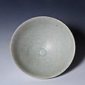 A Chinese carved Qingbai 'Boys' bowl, Southern Song Dynasty