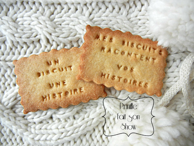 Créez vos biscuits personnalisés  - Prunille fait son show
