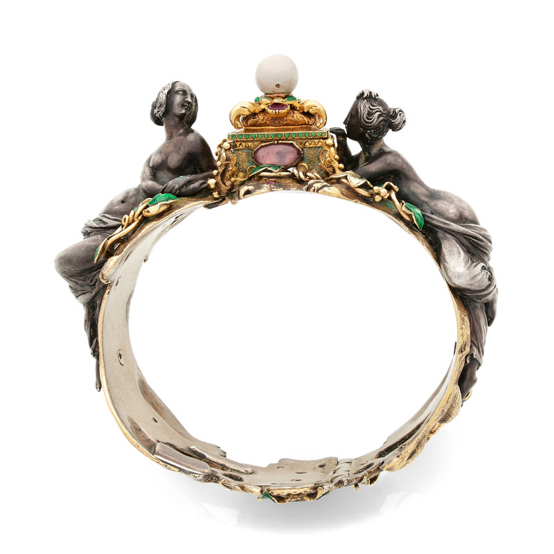 JULES WIÈSE POUR FRANCOIS-DESIRÉ FROMENT-MEURICE D’APRÈS JAMES PRADIER, BRACELET À CASSOLETTE NÉO-RENAISSANCE, 200 000-400 000 € © Christie’s Images Limited 2022