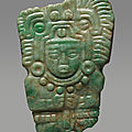 Pendentif, maya, classique final, env. 550-950 ap. j.c.