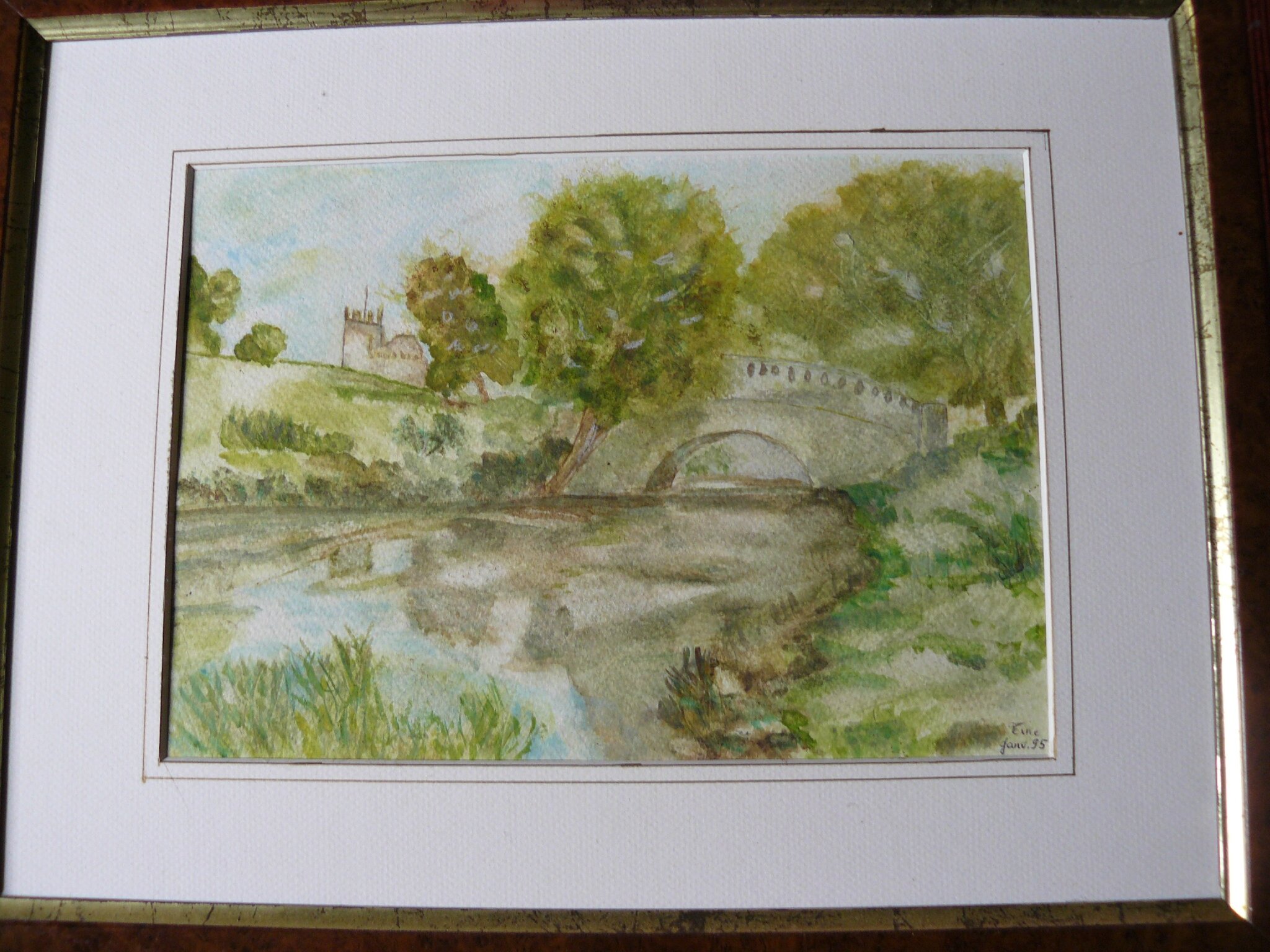 Le pont de l'arche. 1995 TABLEAUX DE TINE