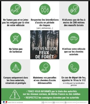 Prévention feu de forêt