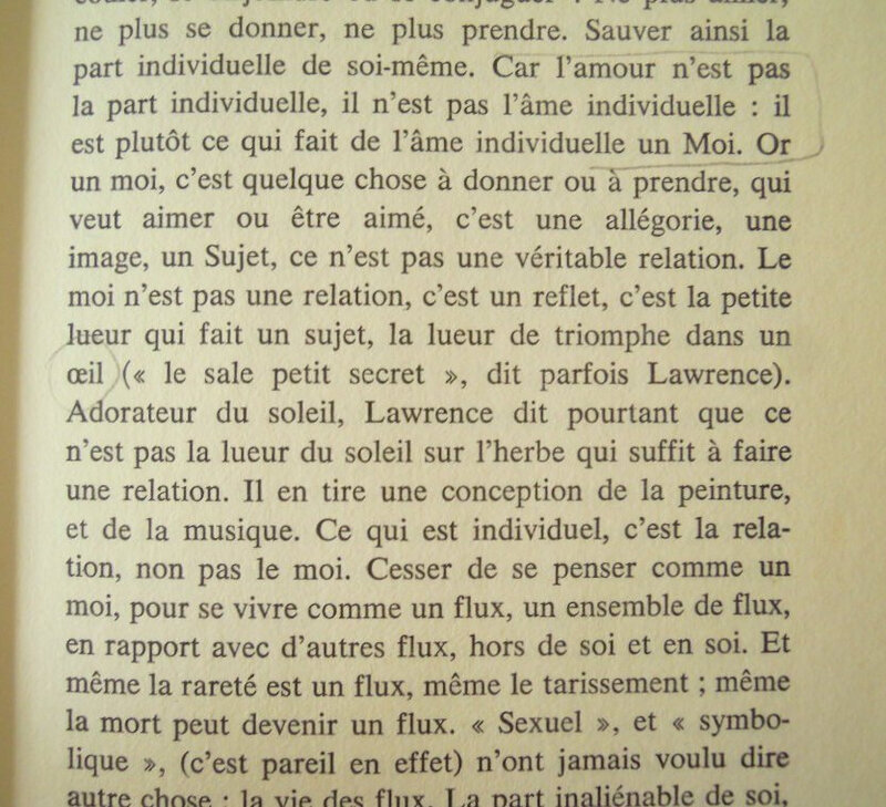 yeux amour DH Lawrence