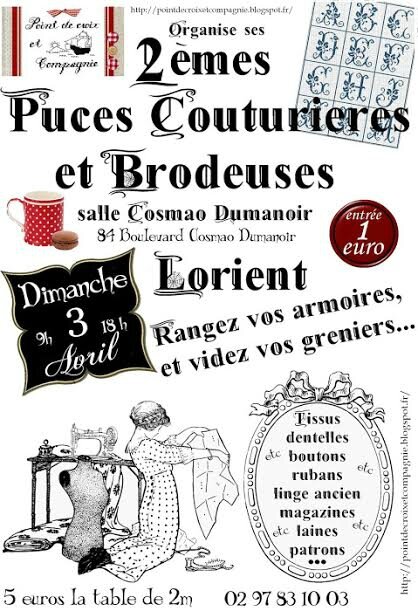 puces couturières Lorient