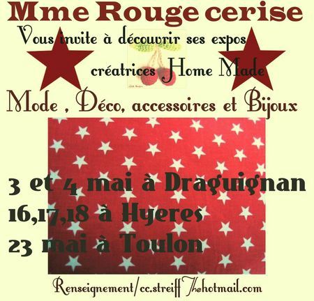 Affiche Mme Rouge Cerise
