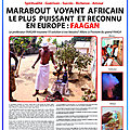 Le meilleur voyant africain faagan reconnu dans en europe