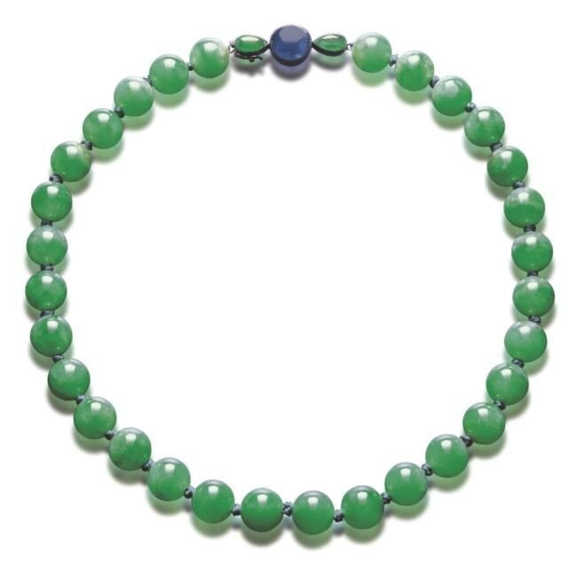 greatest jadeite bead necklace 