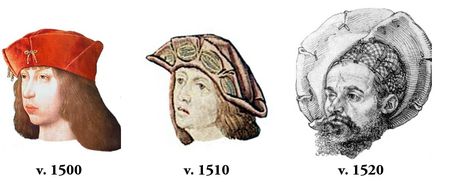 Le bonnet à bords tailladés