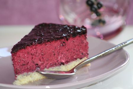 Cheese Cake Au Cassis Mes Gourmandises Qu On Se Le Dise