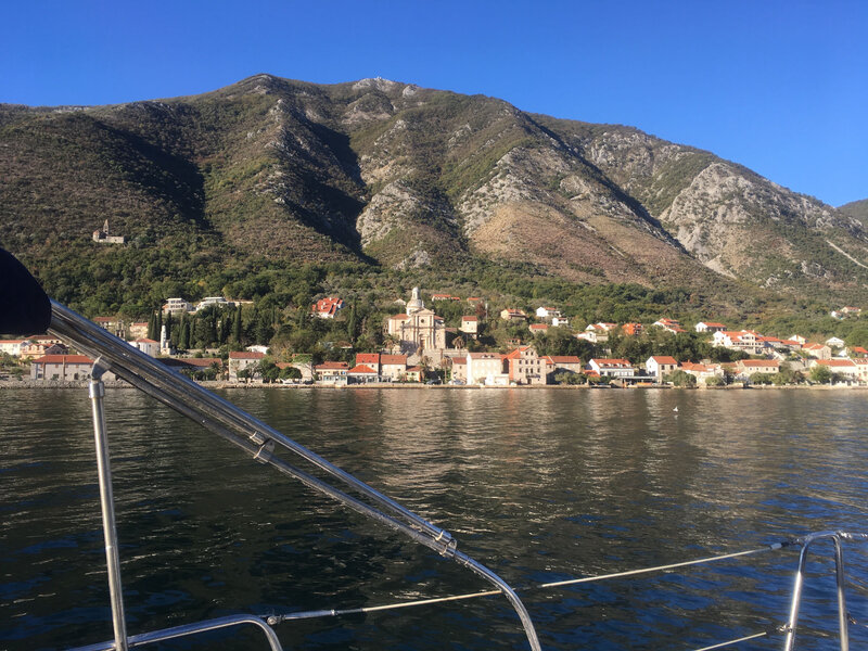 La rive gauche du bassin supérieur, Bouches de Kotor 1er novembre 2017