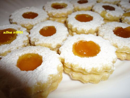 sablés à la confiture