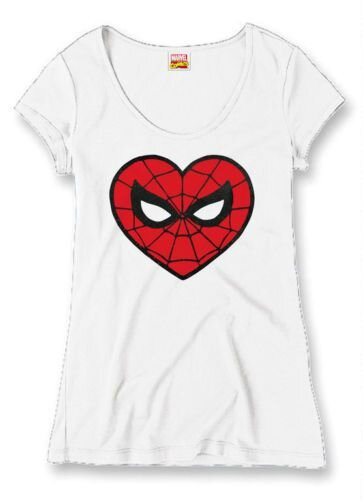 t-shirt spiderman heart