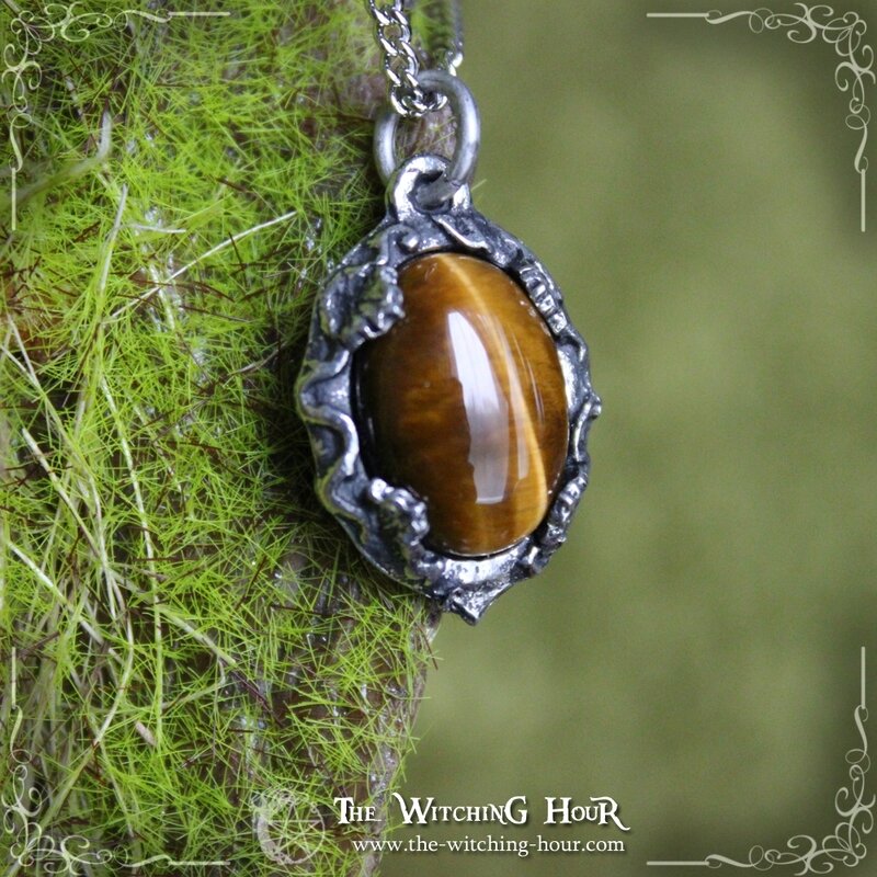 Pendentif en oeil de tigre 3 copie