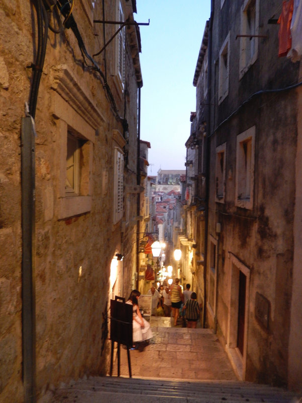 Ruelles de Dubrovnik, 3 août 2013 (auteur/author : Philippe Bensimon)