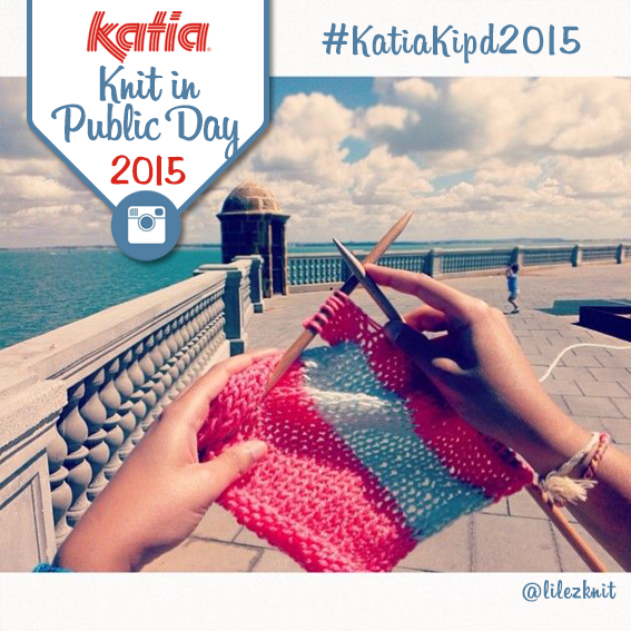 " World wide knit in public day" journée du tricot. loisirette