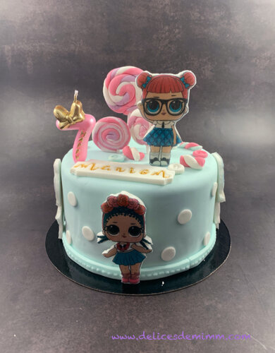 Gâteau Minnie Mouse en pâte à sucre (tutoriel) - Les Délices de Mimm