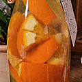 Rhum arrangé orange, citron, et gingembre