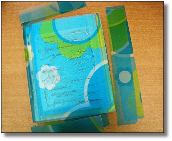 Artemio-Classeur de rangement pour tampons transparents-Rangement Tampons -  Dies - Classeur gaufrage