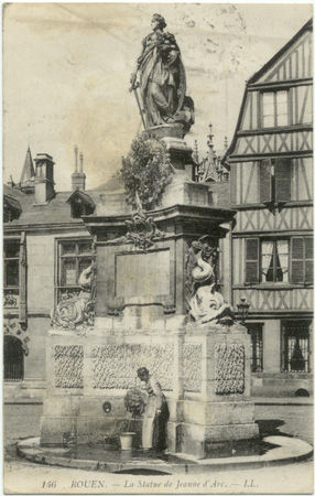 76 - ROUEN - Statue Jeanne d'Arc