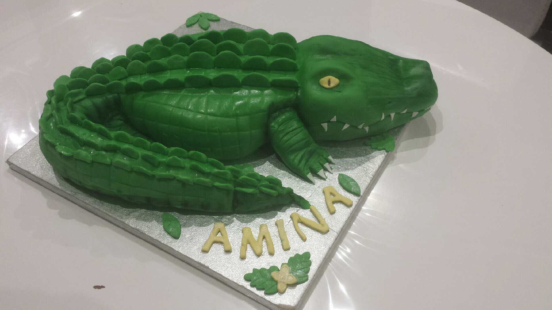 Gateau Anniverssaire Crocodile Aux Delices De Mina