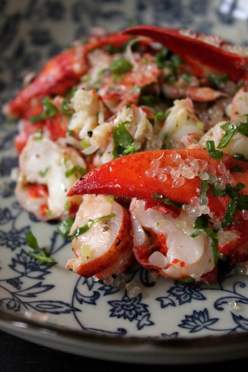 salade homard citron caviar 1
