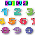 Le (nouveau) défi du 20 ...