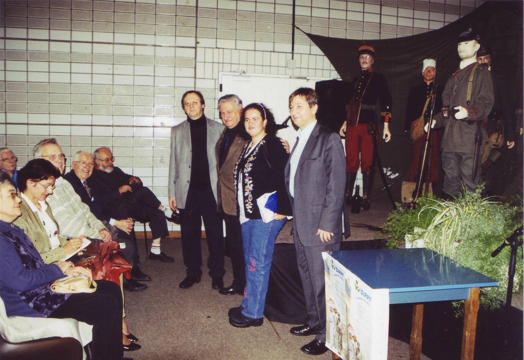 Pierre Brasme et M-L. Antenucci avec P. Miquel