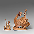 Camel and beggar, China, Tang Dynasty (618-907), 8th century