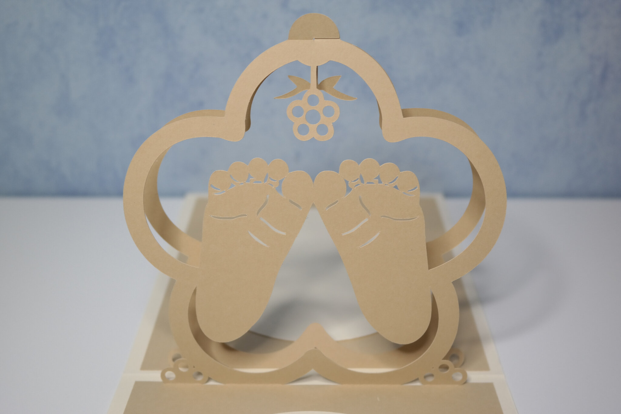 Naissance Bapteme Faire Part Et Felicitations Les Cartes De Flora Kirigami