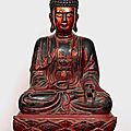 Buddha, vietnam, dynastie des lê, 18°siècle