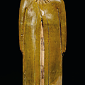 Grand personnage en terre cuite émaillée, Chine, Dynastie Sui (581-618)