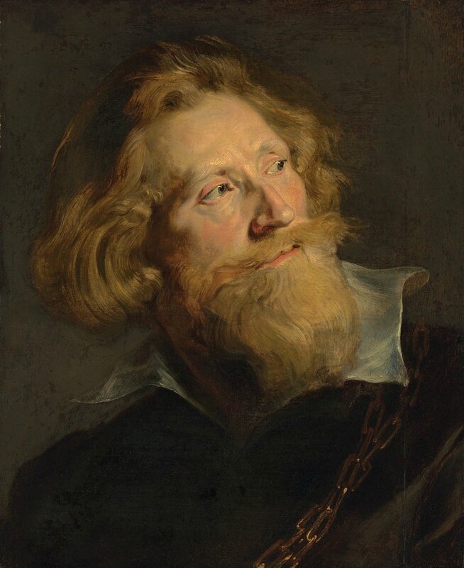 Sir Peter Paul Rubens (Siegen, Westphalia 1577-1640 Antwerp), Head of a bearded man
