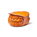 A Shanxi moulded amber-glazed ‘double-lion’ pillow, Jin dynasty (1115-1234)