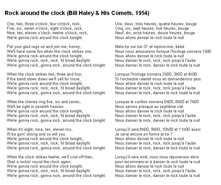 Rock around the clock The Blog That Rocked