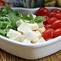 Tomates, roquette, gran mozza basilic, et 10 livres galbani à gagner pour la fête de l'italie !
