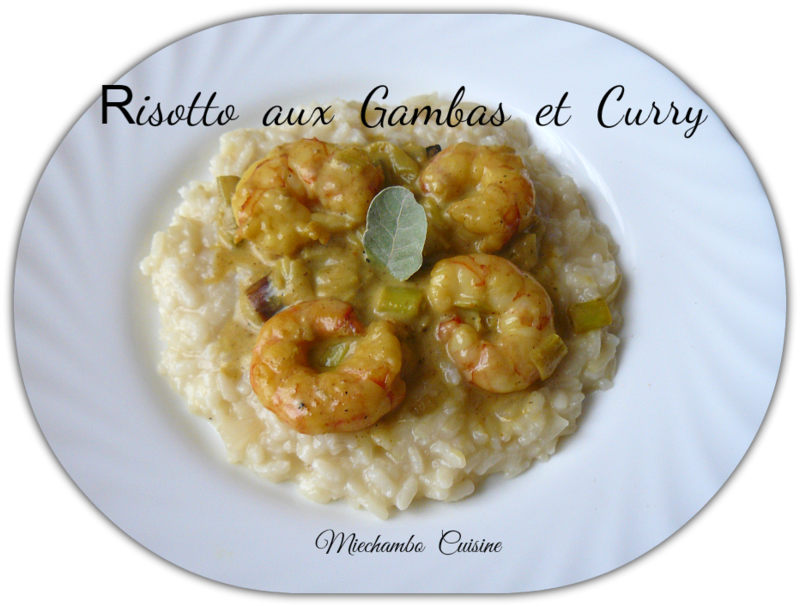 Risotto aux Gambas au Curry