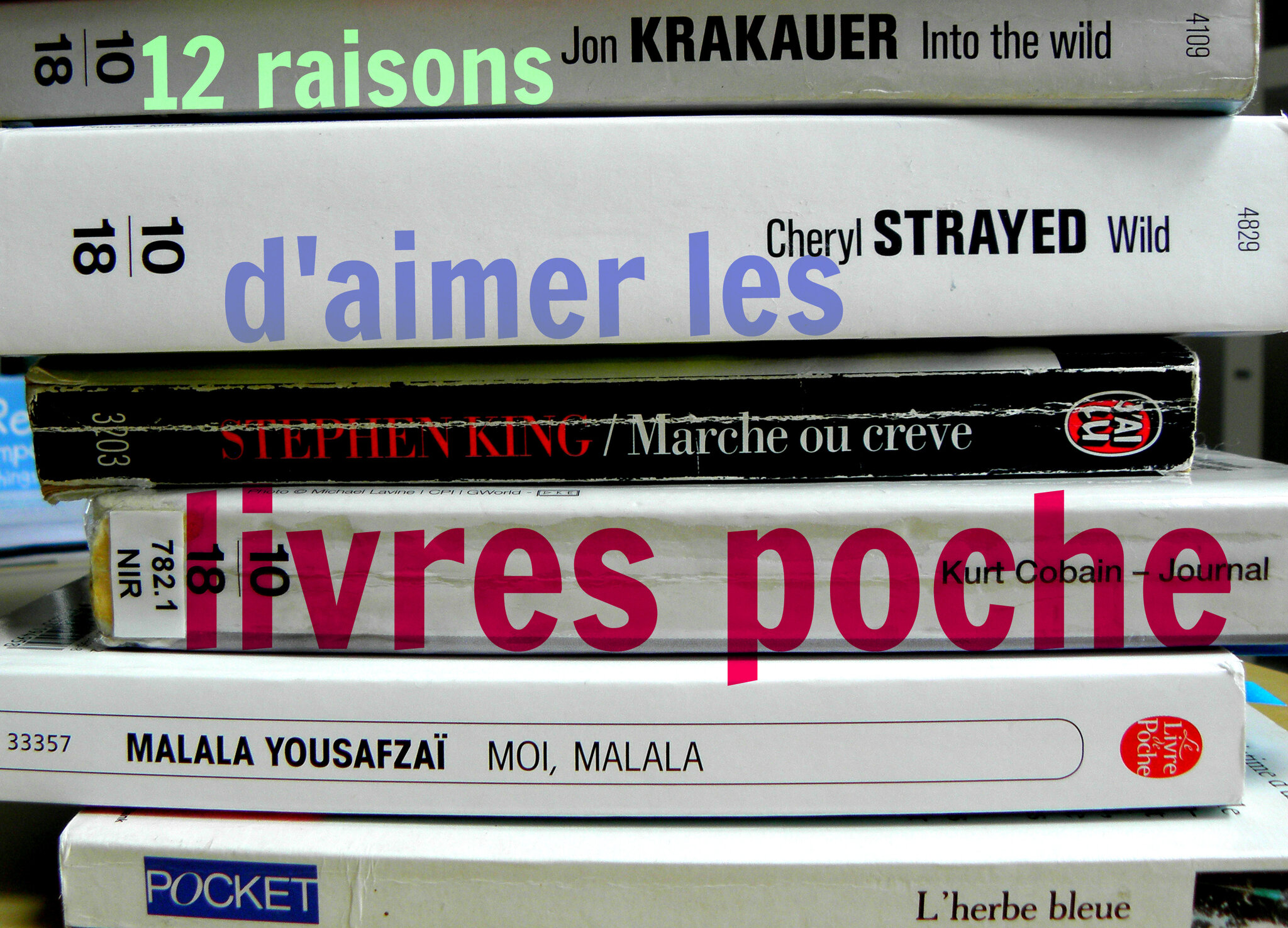12 raisons d'aimer les livres poche Read us! 12 raisons d'aimer les livres poche Read us!