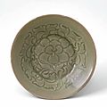 Yaozhou peony plate, northern song dynasty, 960-1127 a.d.