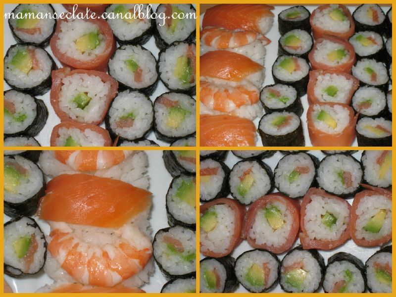 Sushi Set 11 pièces, Y compris le couteau à sushi, Préparez des sushis  rapidement et