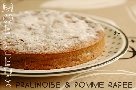 Gâteau moelleux et fondant Pralinoise & pomme râpée_1