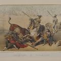 Gustave doré.- corrida de toros, paris et new-york turgis et duane, [circa 1860].