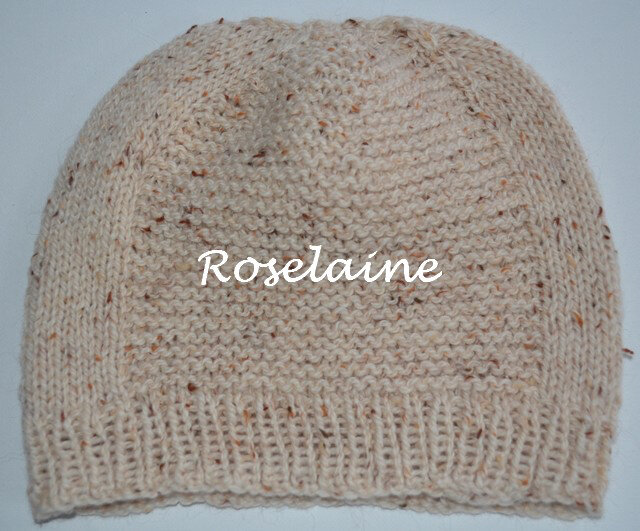 Roselaine Bonnet Barley by Tincanknits 1